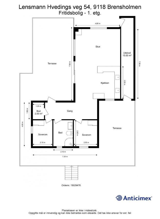 Brensholmen Beach House Тромсе Екстер'єр фото